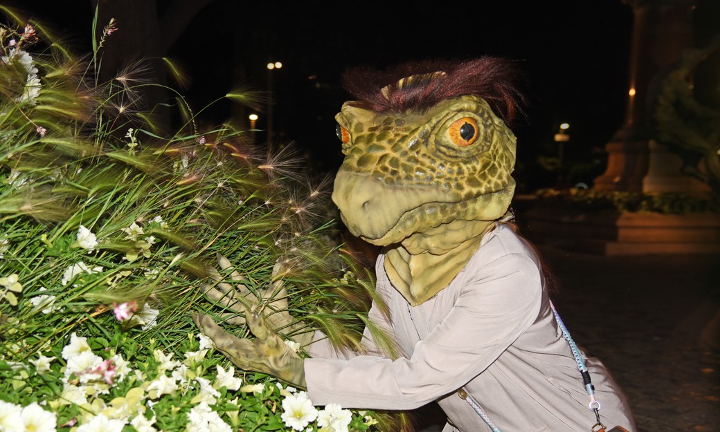Person jutklädd till Kappa. Foto.