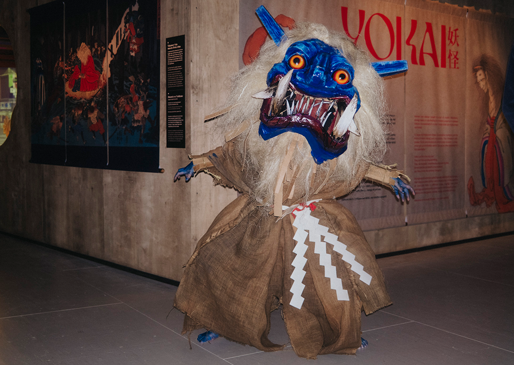 En yokai i utställningen Yokai - japanska väsen